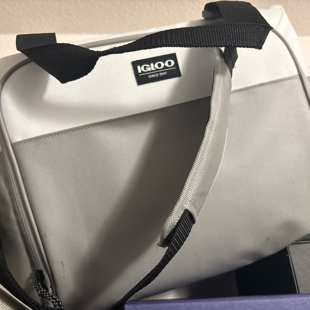 Igloo White and Gray Duffel Bag Cooler XL